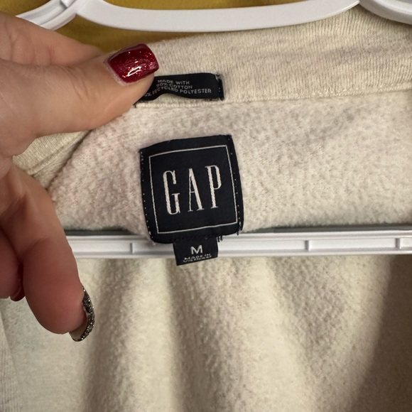Gap Cream Button-Up Women's Sweater - Picture 3 of 3